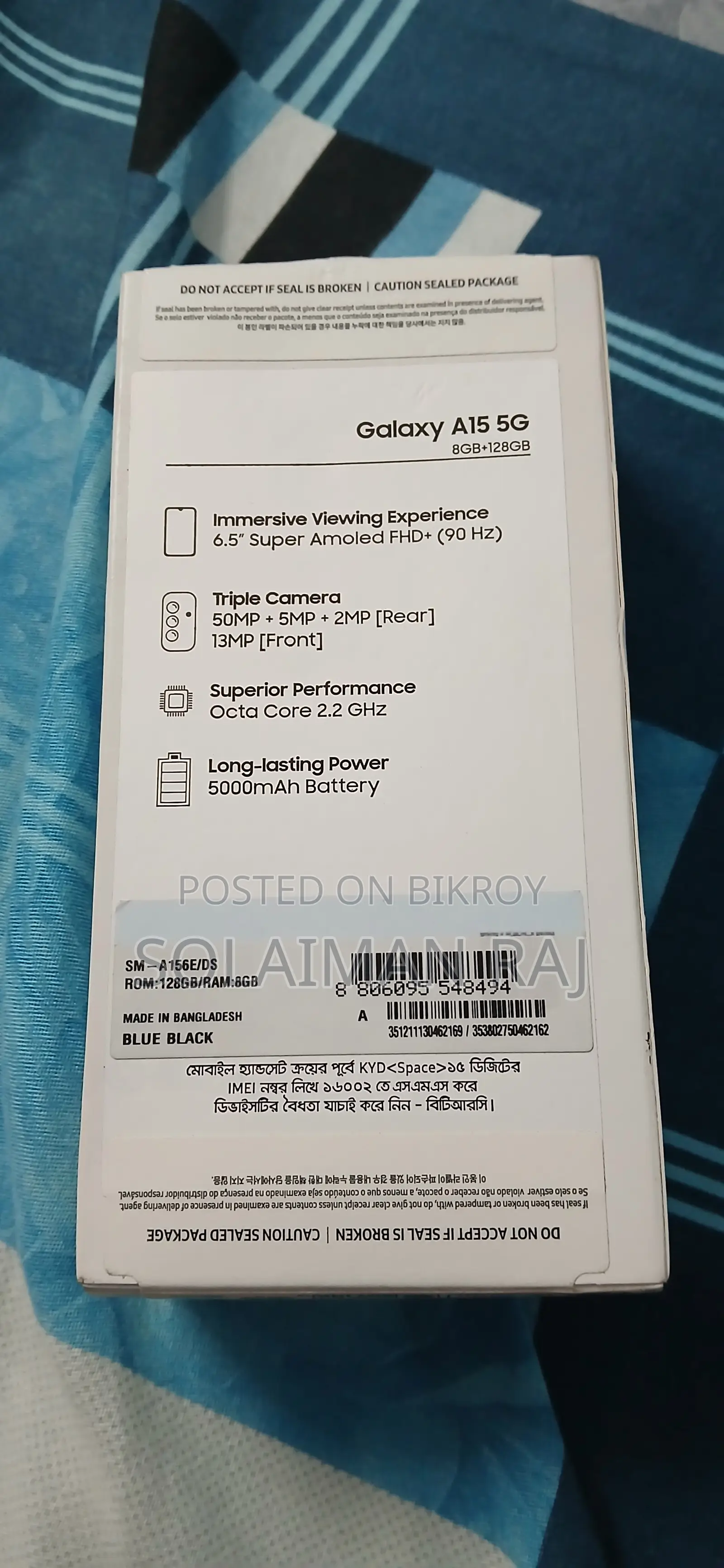 Samsung Galaxy A15 5G 128 GB Blue