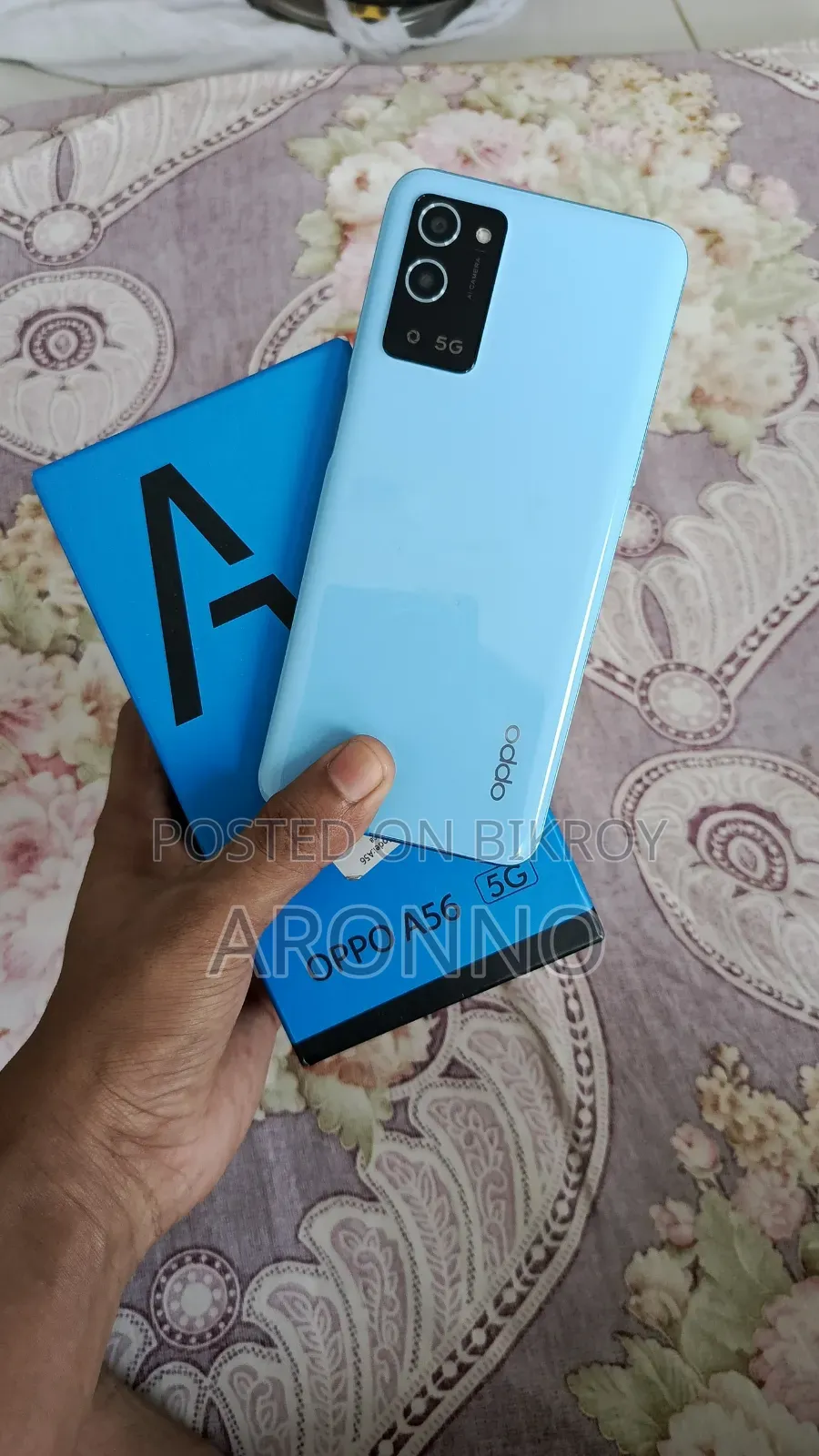 New Oppo A56 5G 256 GB Blue