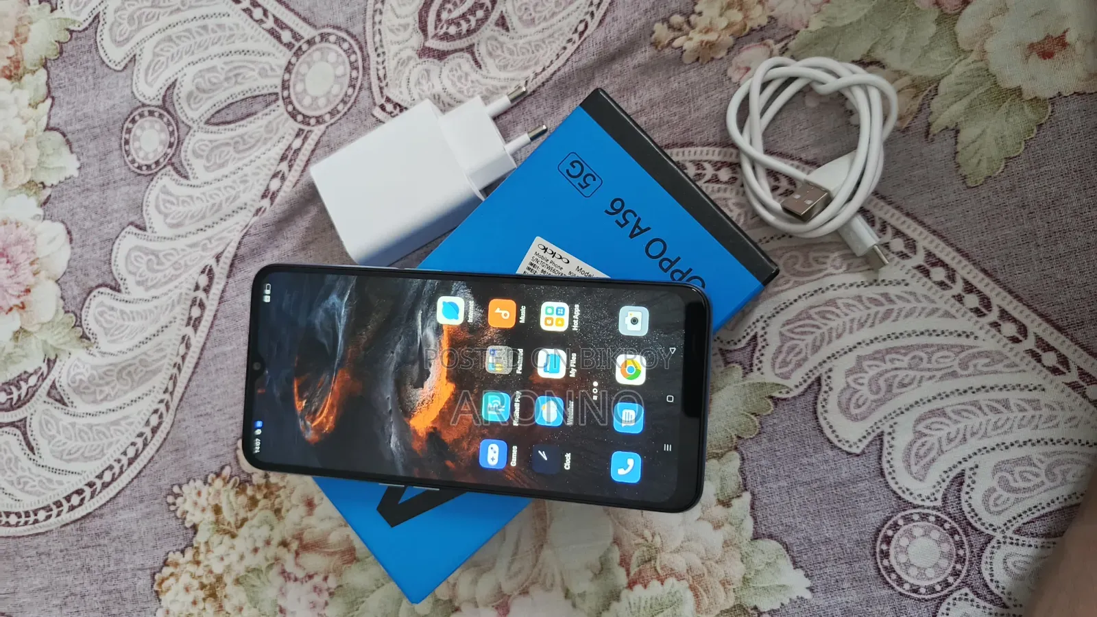 New Oppo A56 5G 256 GB Blue