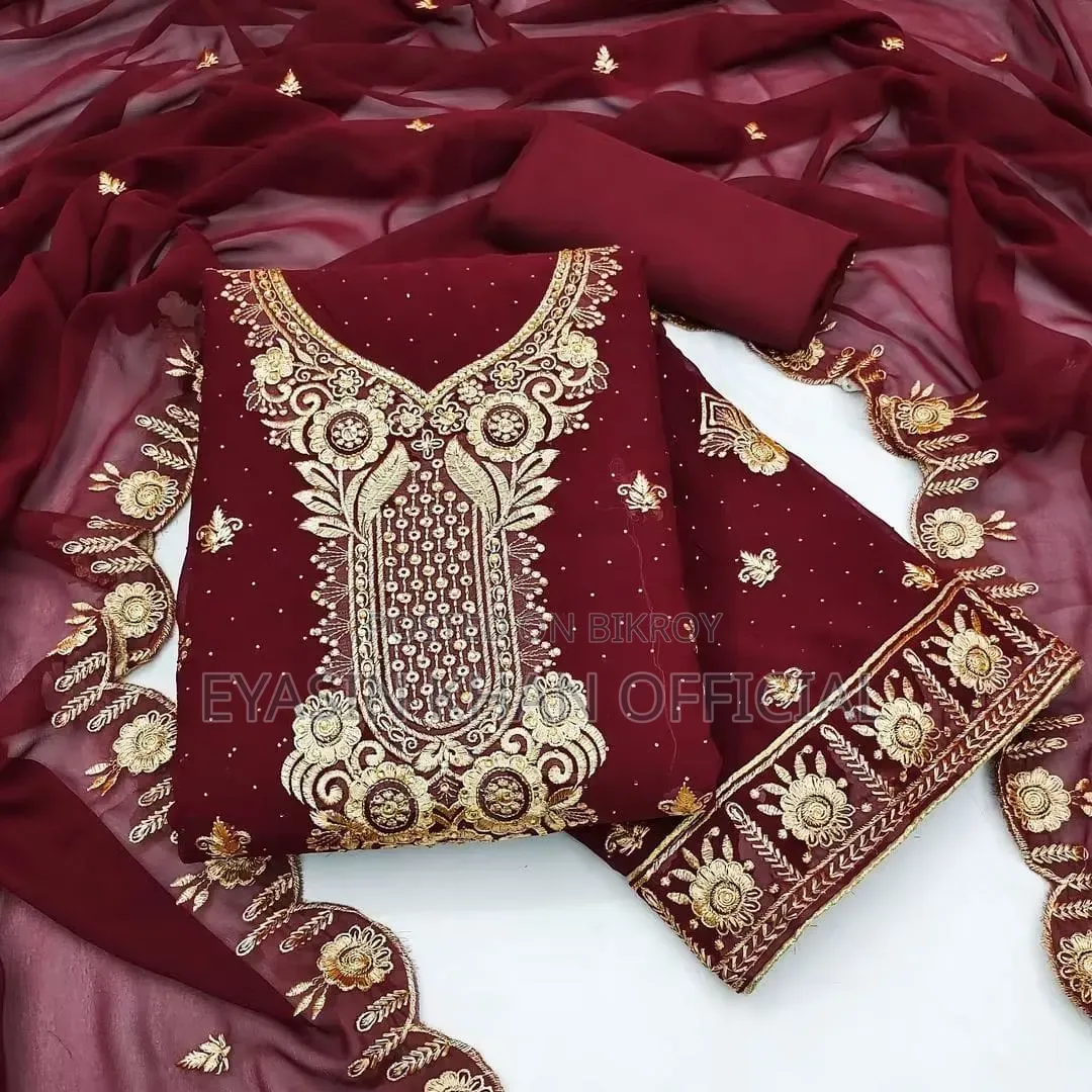 Georgette Embroidery Four Piece