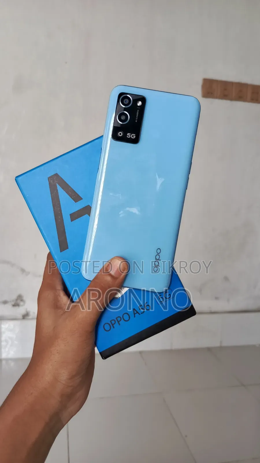New Oppo A56 5G 256 GB Blue