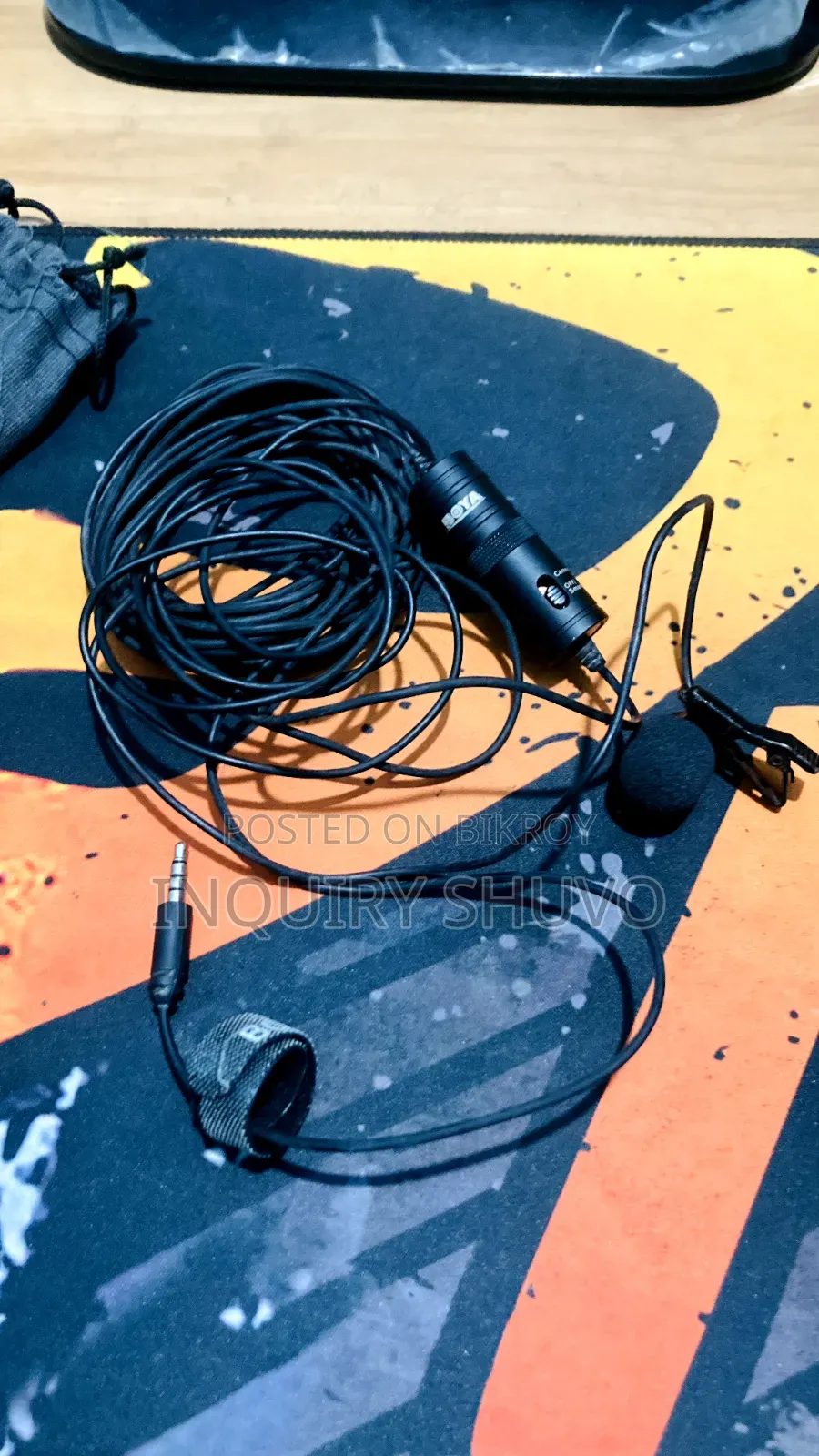 Boya BY-M1 Omnidirectional Lavalier Microphone (Original)