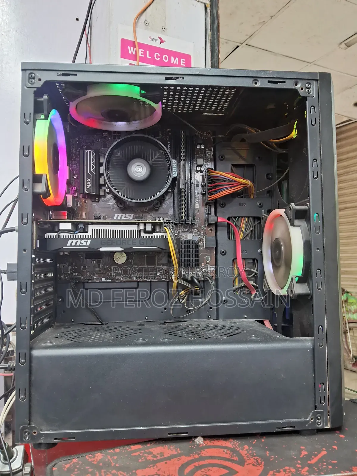 Desktop Computer MSI PRO 16 7M 8GB AMD SSD 1T