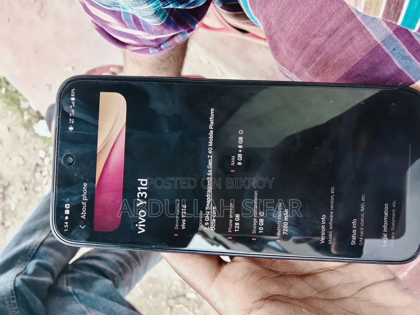 Vivo Y31d 128 GB Red