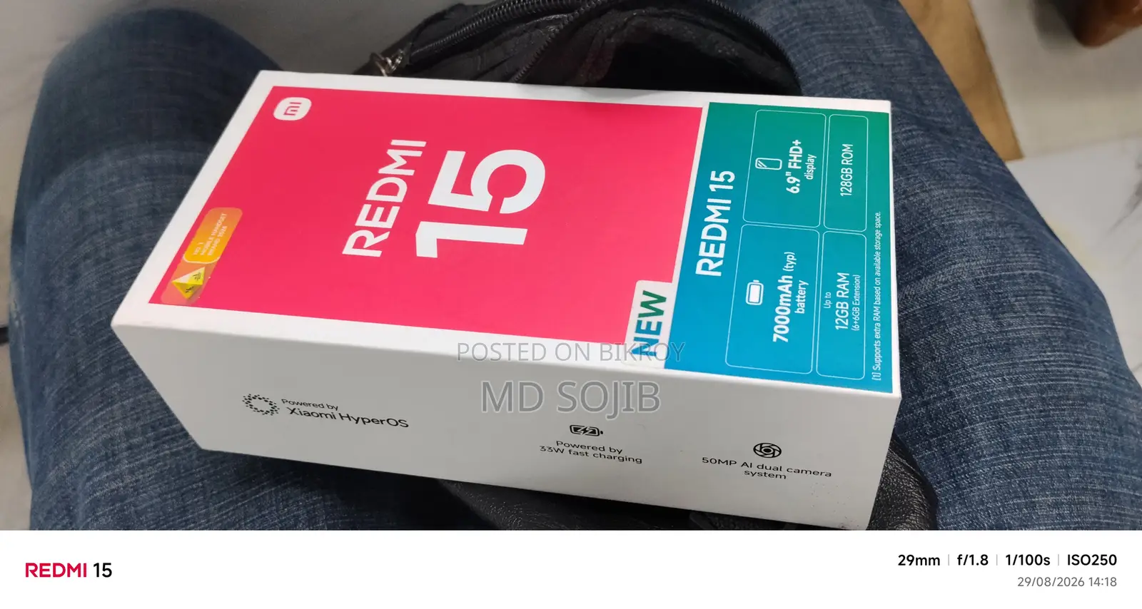 Xiaomi Redmi 15 256 GB Gray