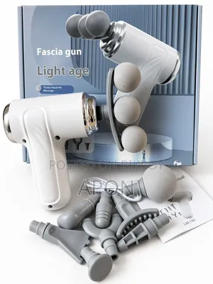 Multifunctional Three-Head Fascia Massage Gun