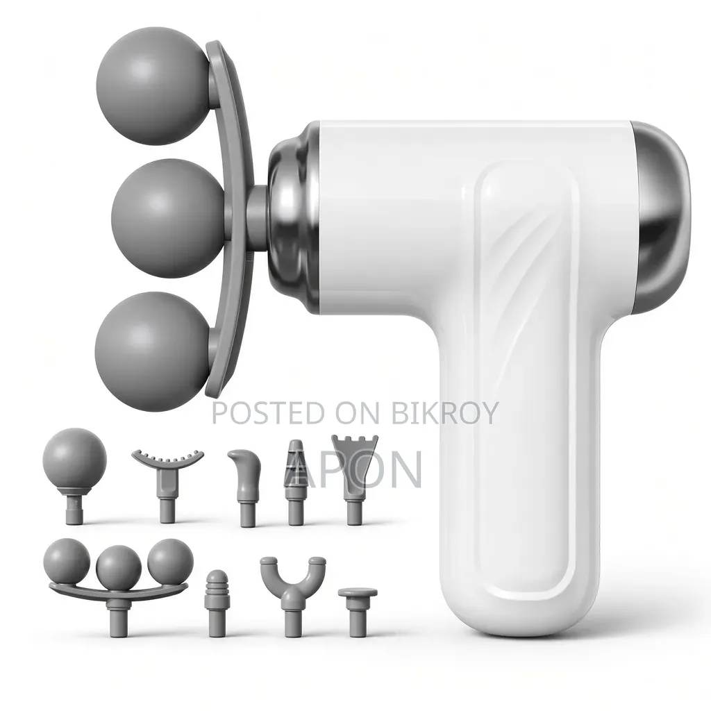 Multifunctional Three-Head Fascia Massage Gun