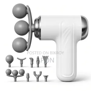 Multifunctional Three-Head Fascia Massage Gun