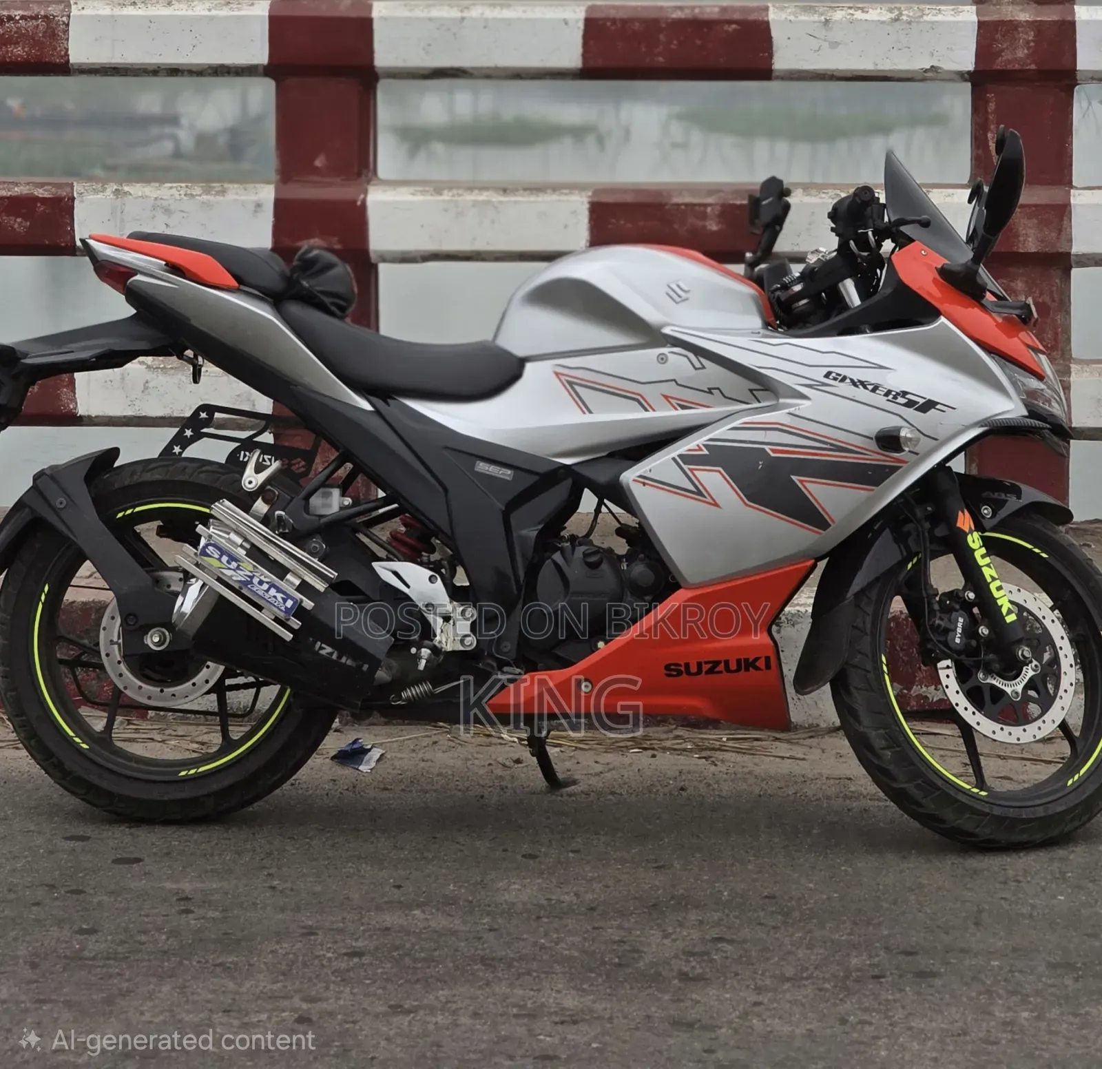 Suzuki Gixxer SF 2024 Orange