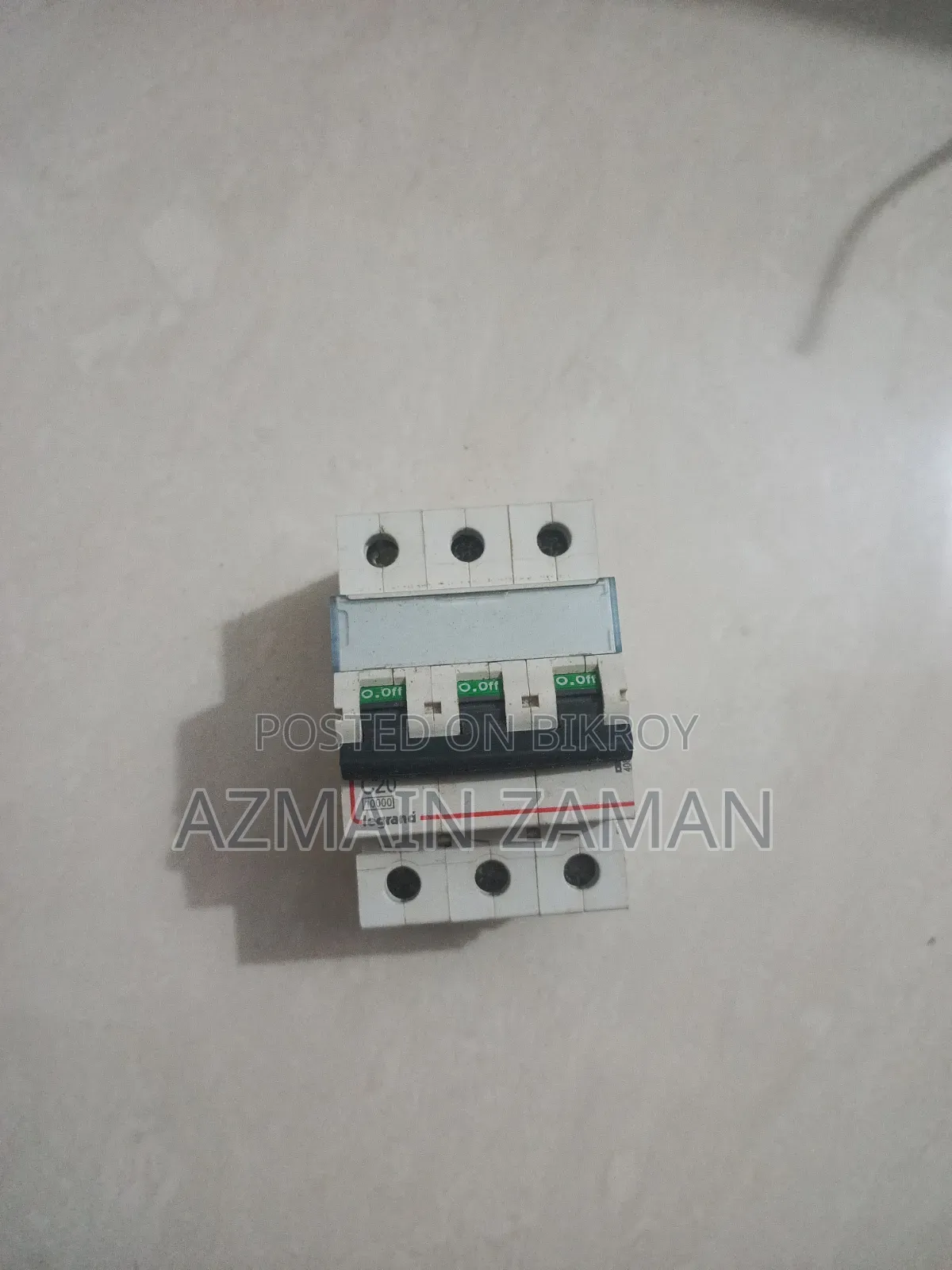 Legrand DX3 3P 20A Circuit Breaker - Unused (Box of 3 Available)