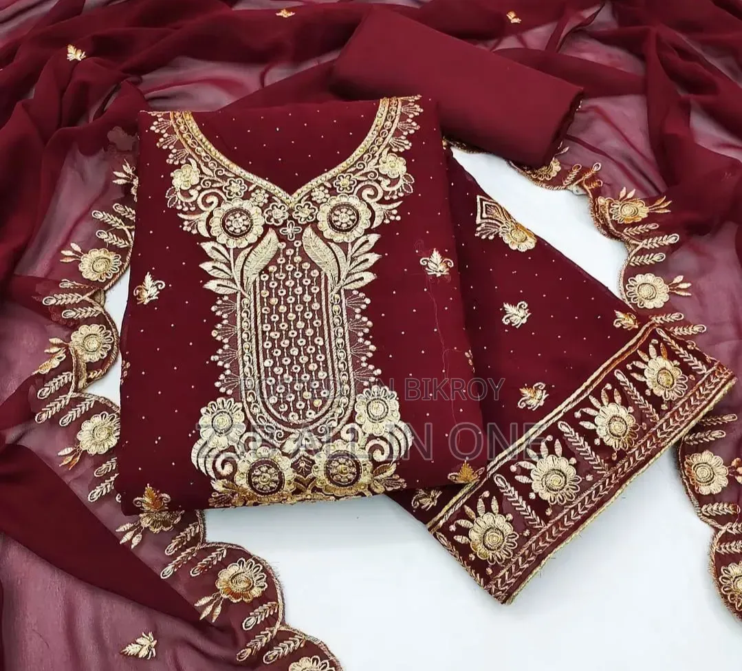 Georgette Embroidery Four Piece