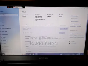 Laptop 4GB AMD SSD 128GB