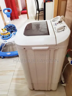 Bed + Washing Machine
