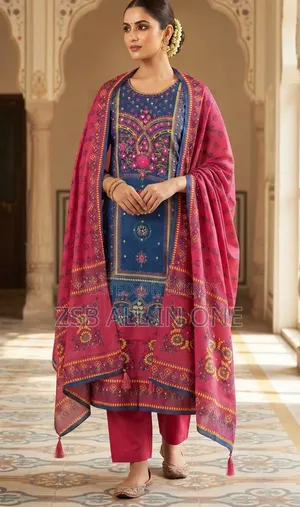 Kar Chupi Boutique Unstitched Three Piece