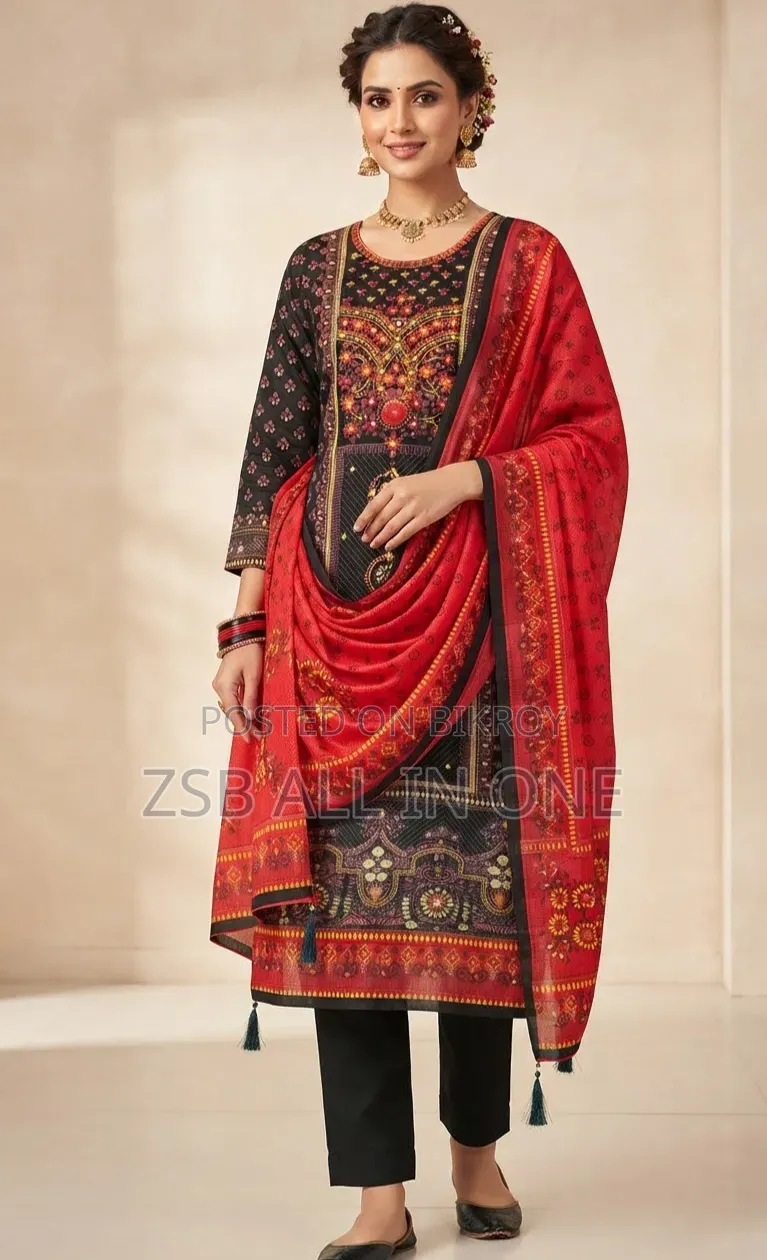 Kar Chupi Boutique Unstitched Three Piece