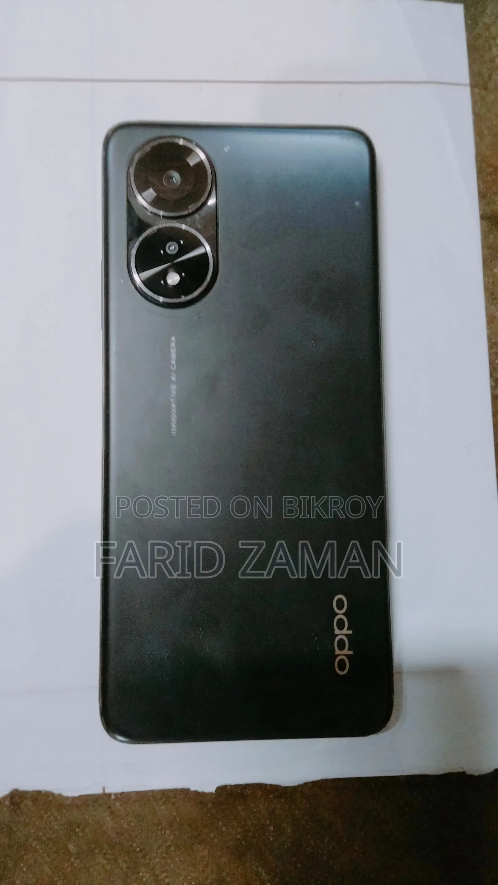 New Oppo A58 128 GB Black