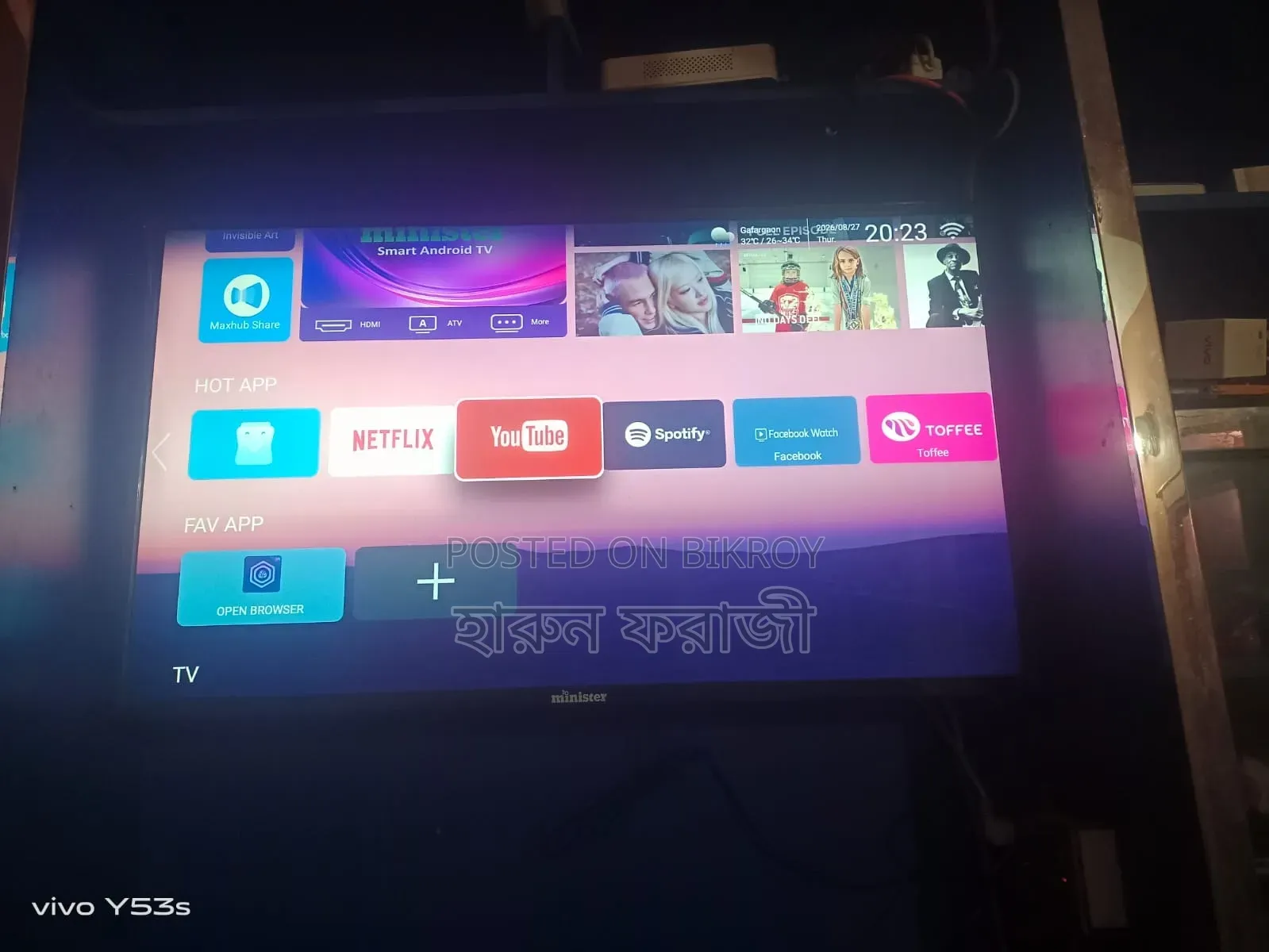 Minister 43 Inch LED Smart TV