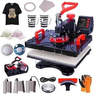 Mug, T-Shirt, Plate Print Machine / 5 in 1 Heat Press Machine