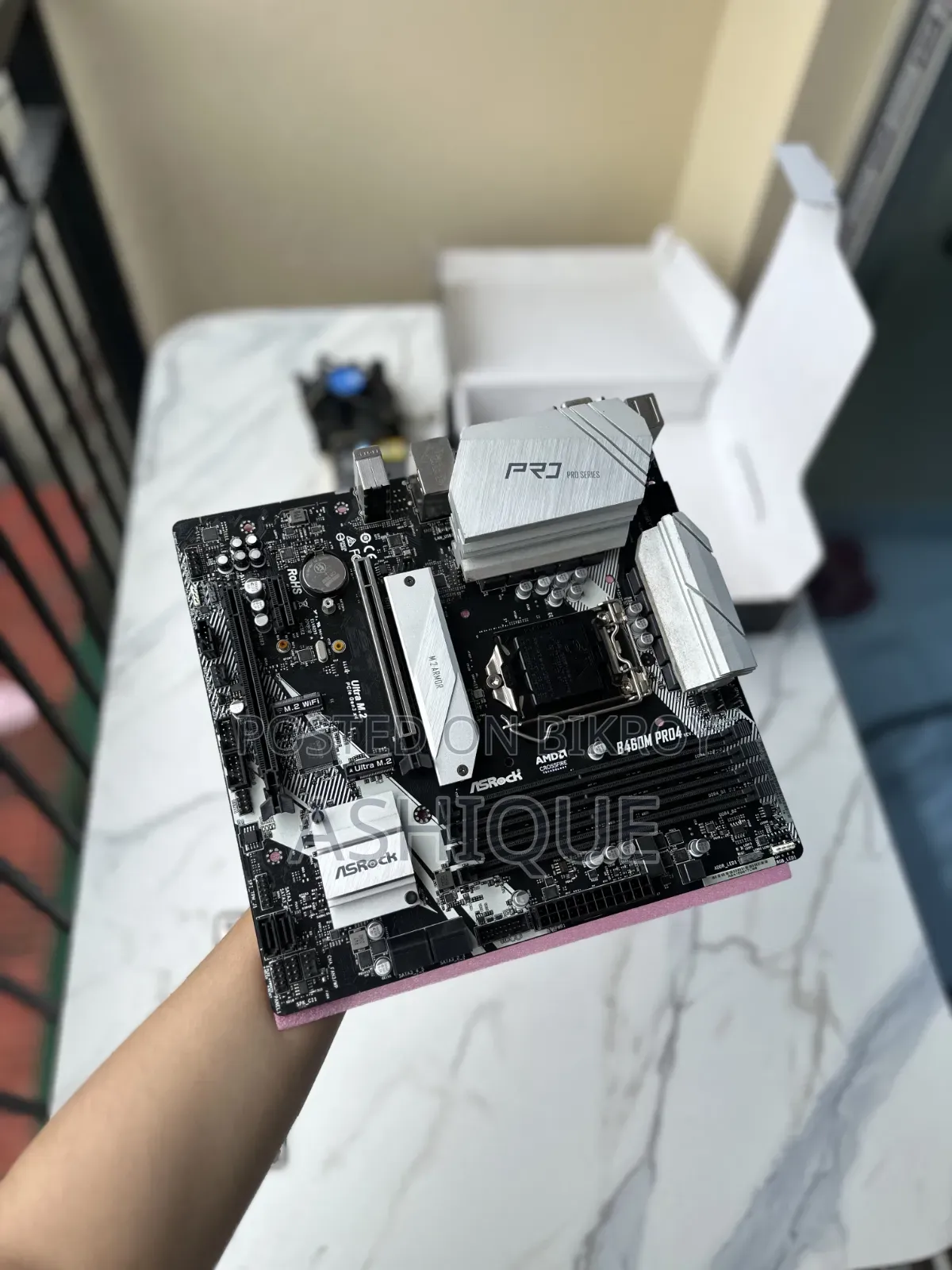 AsRock B460M Pro 4 - Intel 10th Gen LGA-1200 Socket (Problem আছে)