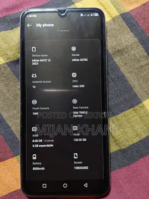 Infinix Note 12 128 GB White
