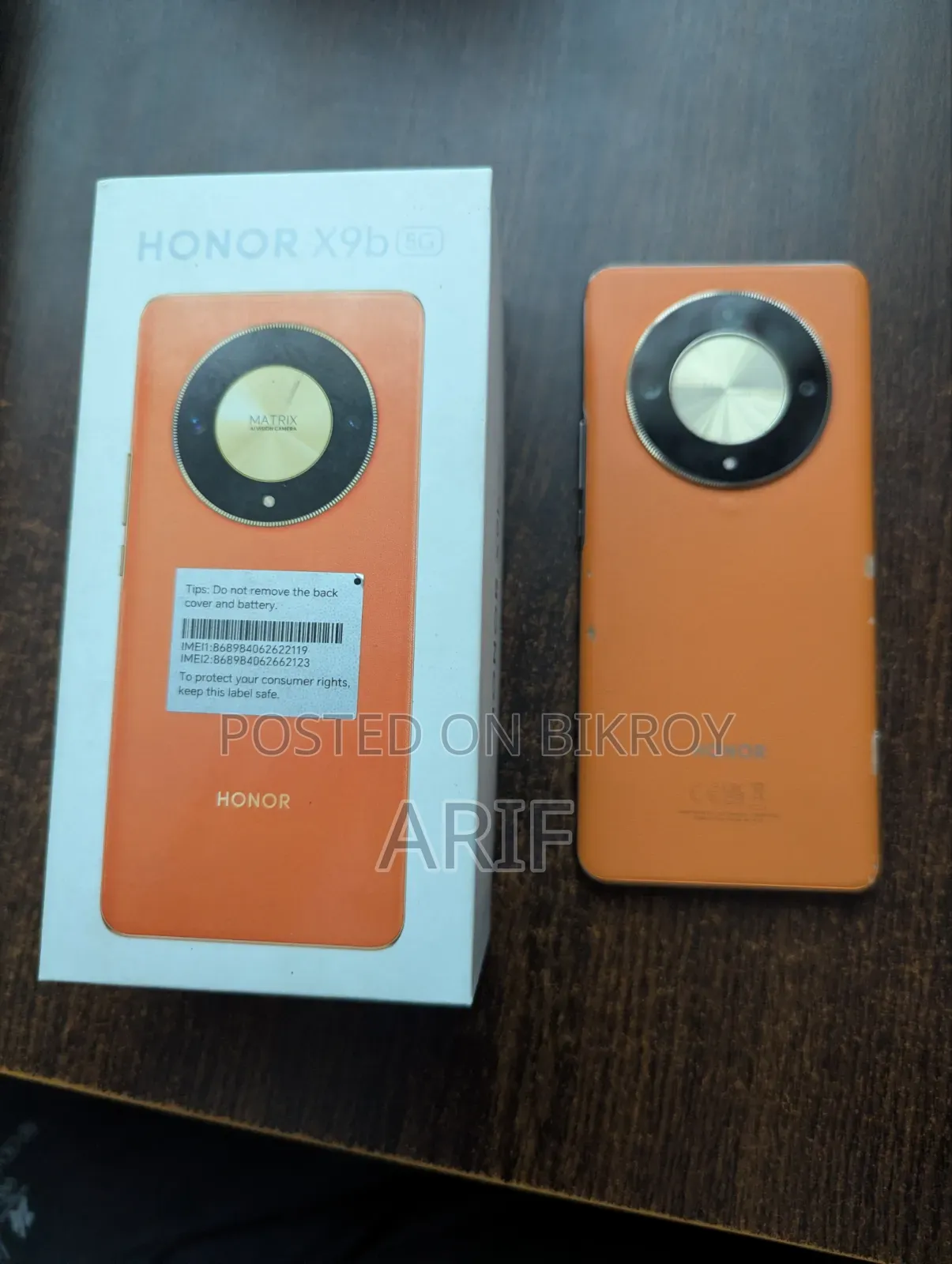 Honor X9b 5G 256 GB Orange
