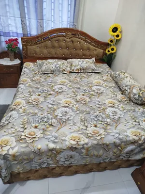 Super Highy Quality Bedsheet Set With 4 Pics Set