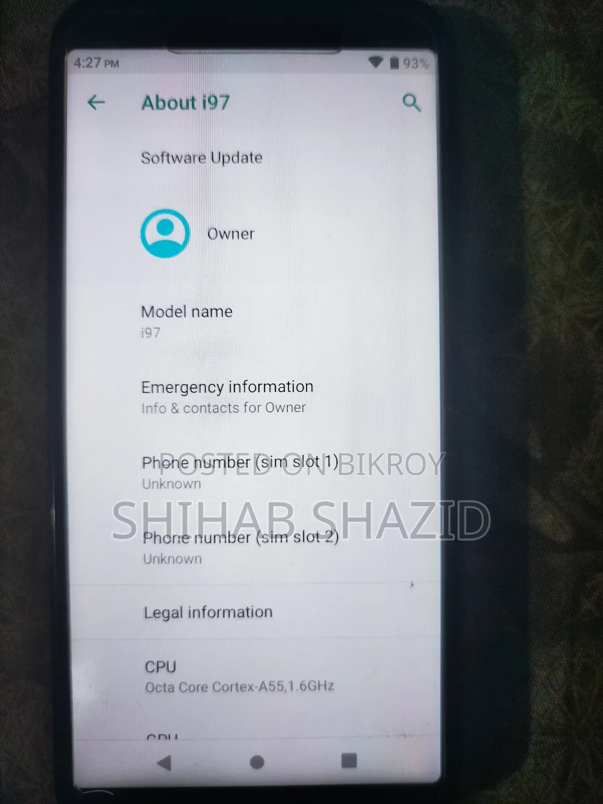 Symphony i97 16 GB Blue