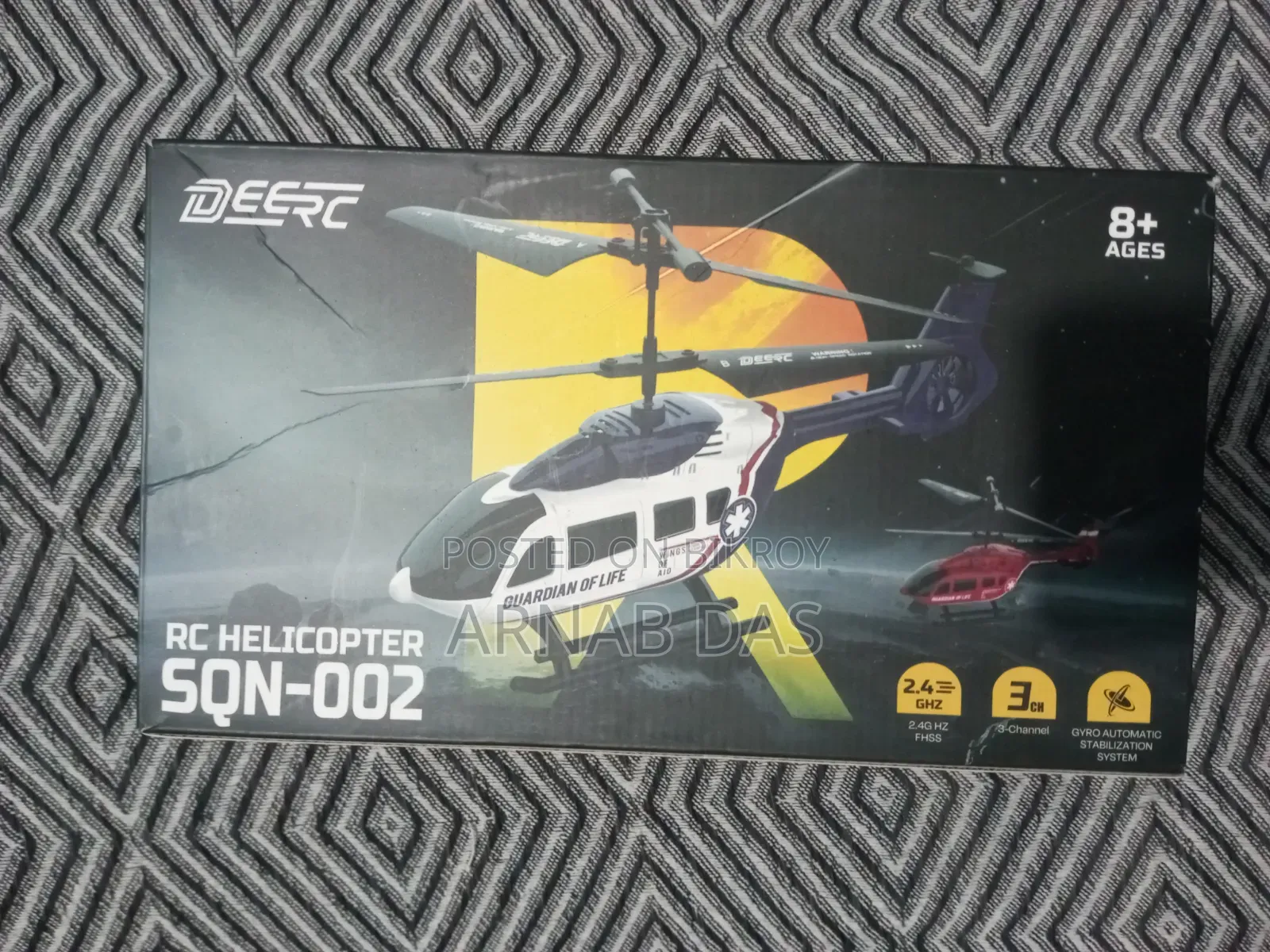 Brand New DEERC SQN-002 RC Helicopter | Gyro Stabilization | 2.4GHz