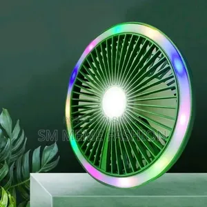 Rechargeable Fan With Table Lamp JD-F11