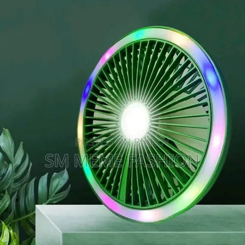 Rechargeable Fan With Table Lamp JD-F11