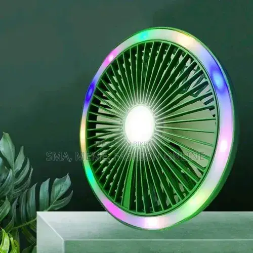 Rechargeable Fan With Table Lamp JD-F11