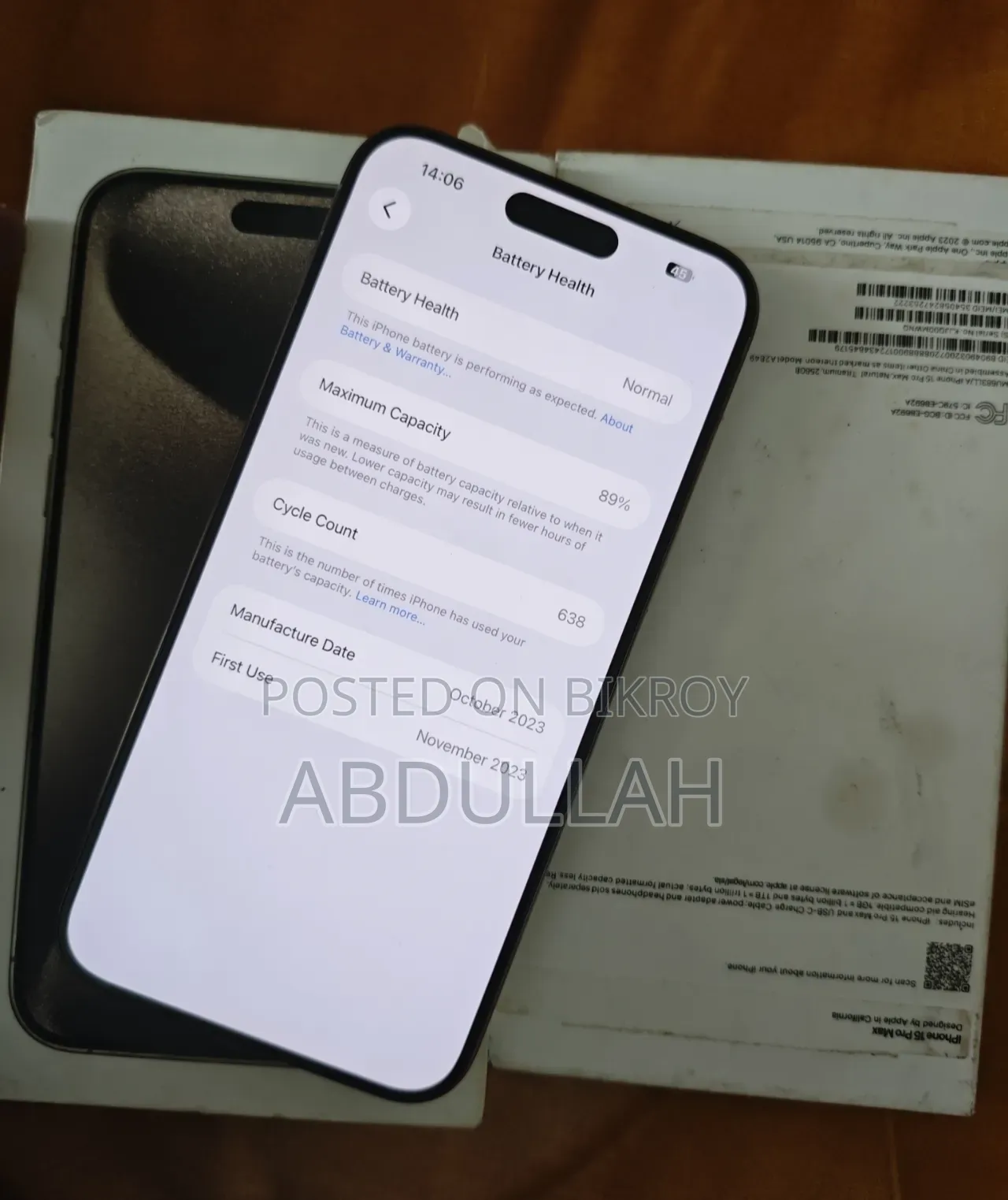 Apple iPhone 15 Pro Max 256 GB Graphite