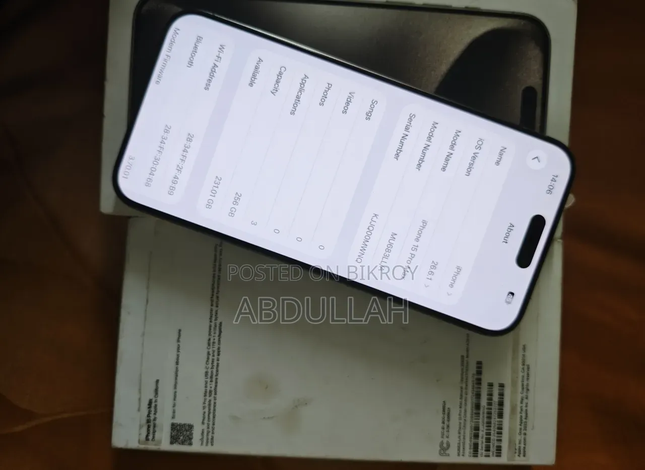 Apple iPhone 15 Pro Max 256 GB Graphite