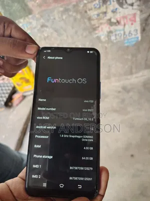 New Vivo Y20 64 GB Graphite