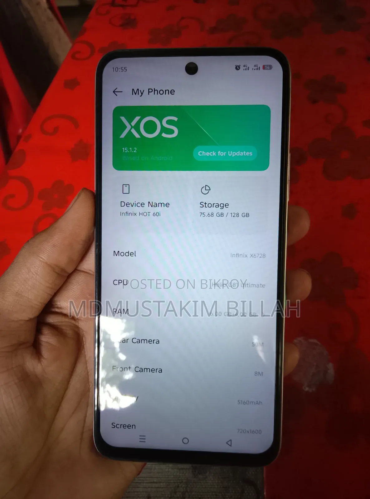 Infinix Hot 60i 128 GB White