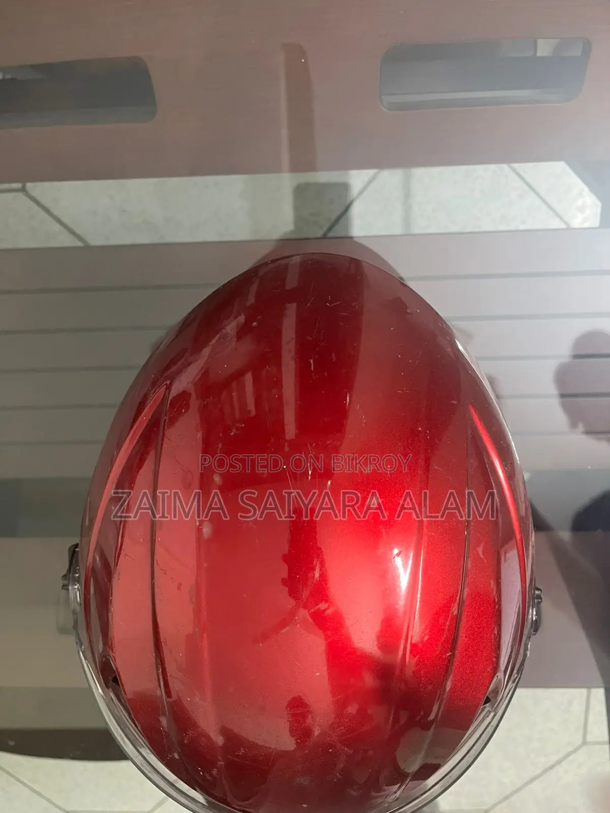 Studds Full-Face Motorcycle Helmet – Red