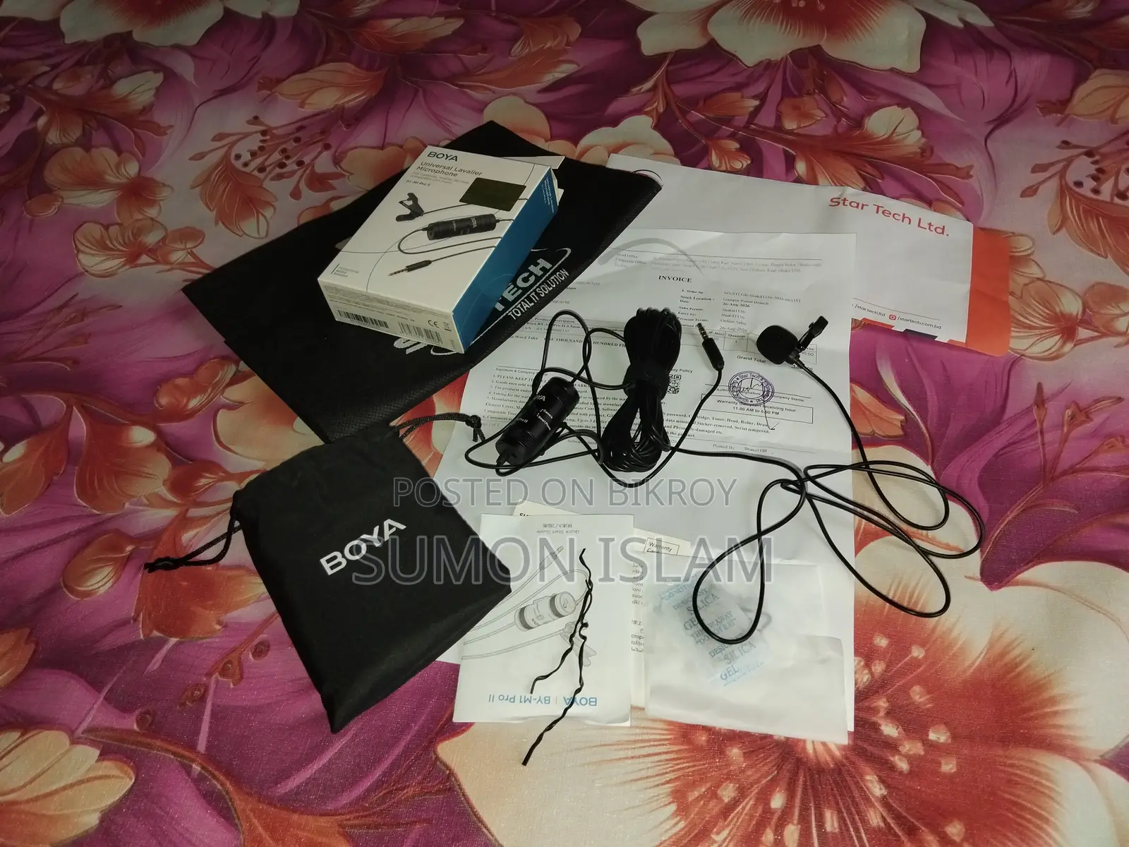BOYA BY-M1 Pro II Lavalier Microphone | Almost New | 2 Years Warranty