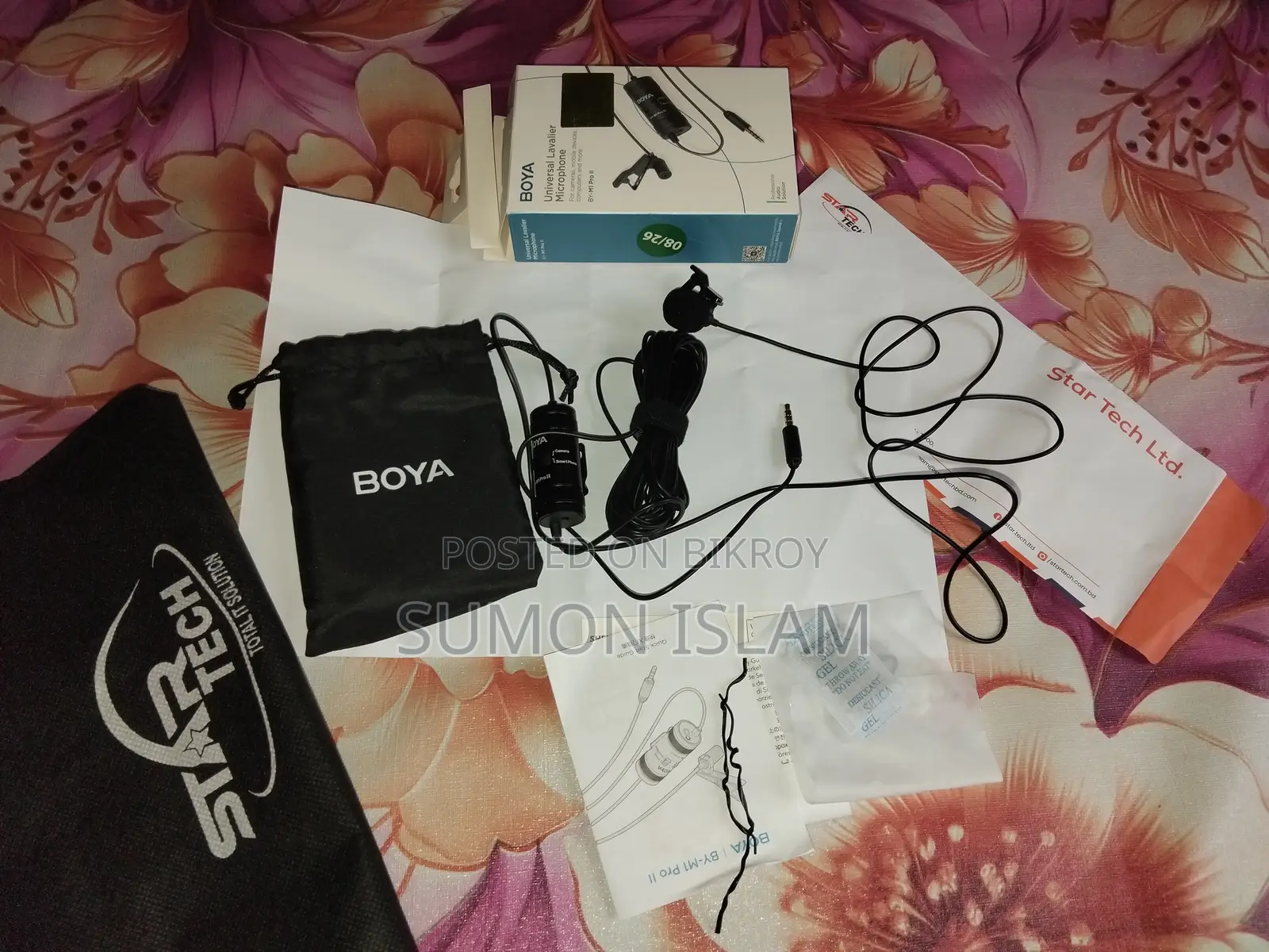 BOYA BY-M1 Pro II Lavalier Microphone | Almost New | 2 Years Warranty