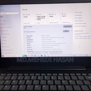 ল্যাপটপ লেনোভো আইডিয়াপ্যাড ১৩০ ৮জিবি ইন্টেল কোর আই৩ এইচবিবি+এসএসডি ১টি