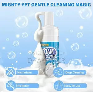Shoe Cleaner Foam Spray, BIKI Shoe Cleaning Kit With Brush and Towel
