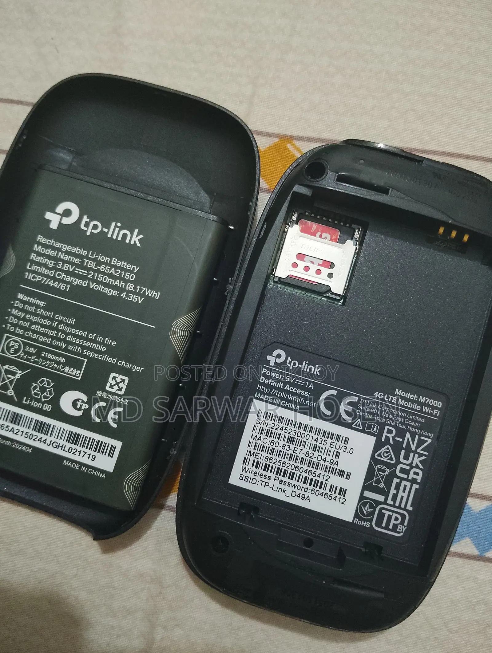 TP Link Pocket Router M7000