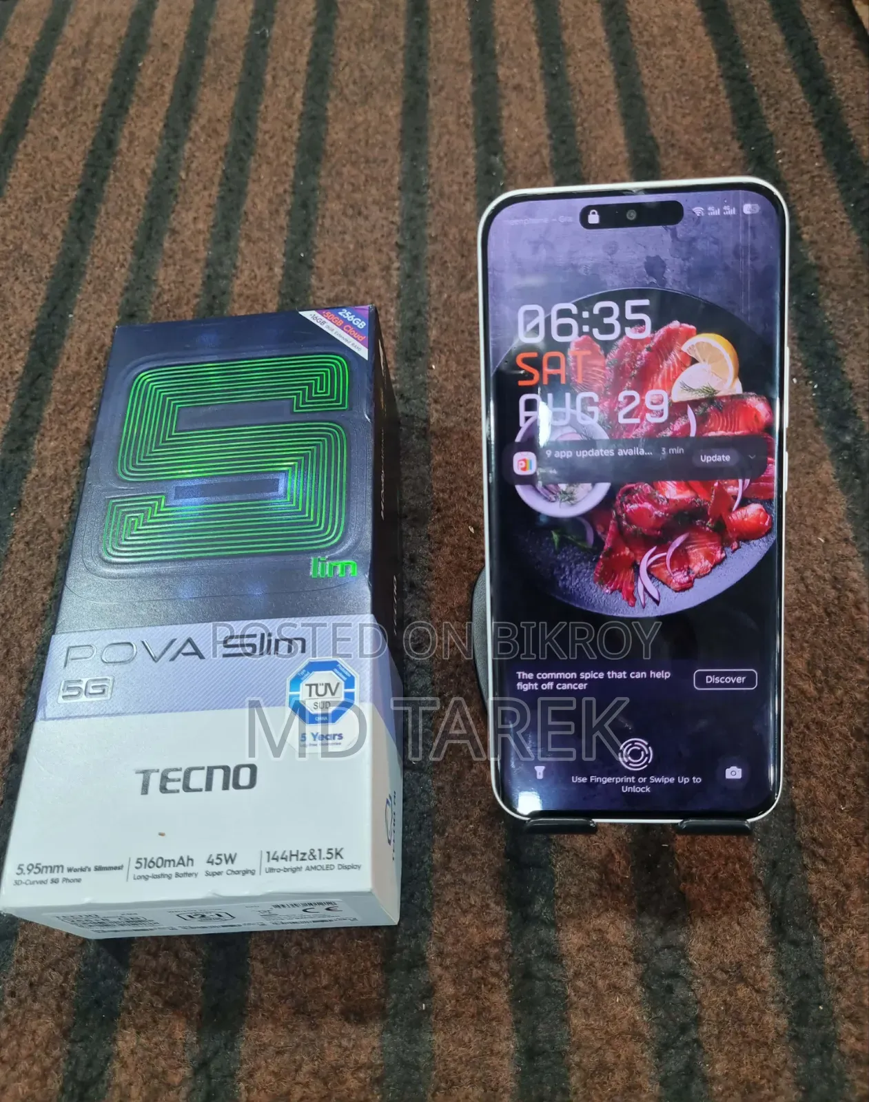New Tecno Pova Slim 5G 256 GB White