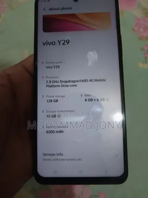 Vivo Y29 128 GB Black