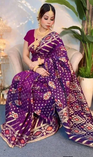 Virul Jamdani Saree With Blause PCS