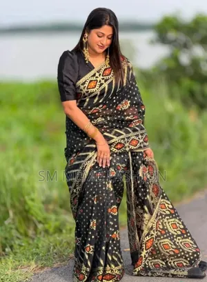 Virul Jamdani Saree With Blause PCS
