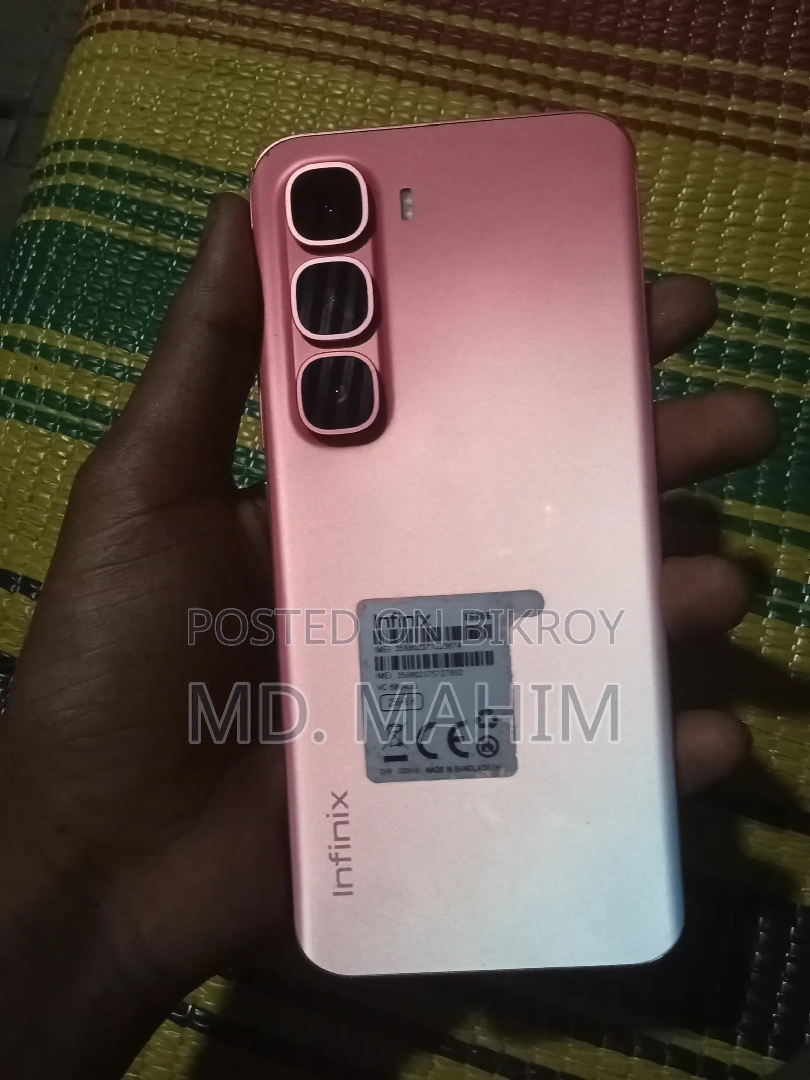 Infinix Hot 60 Pro+ 256 GB Pink
