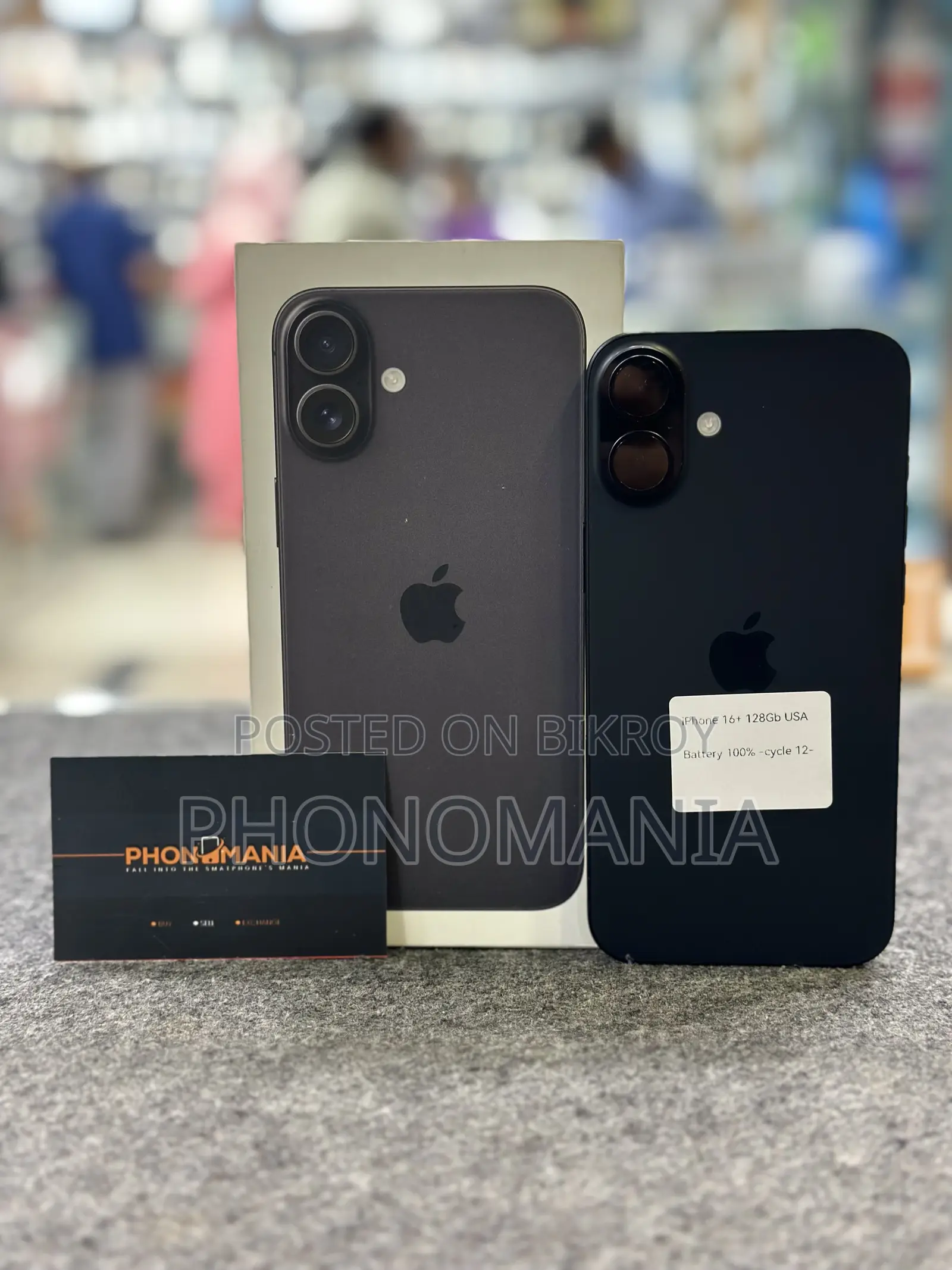 Apple iPhone 16 Plus 128 GB Black