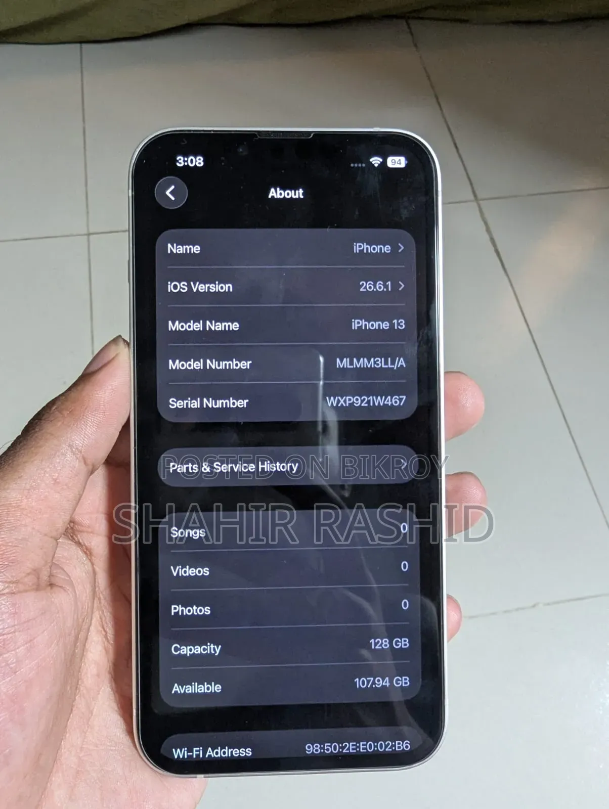 Apple iPhone 13 128 GB White