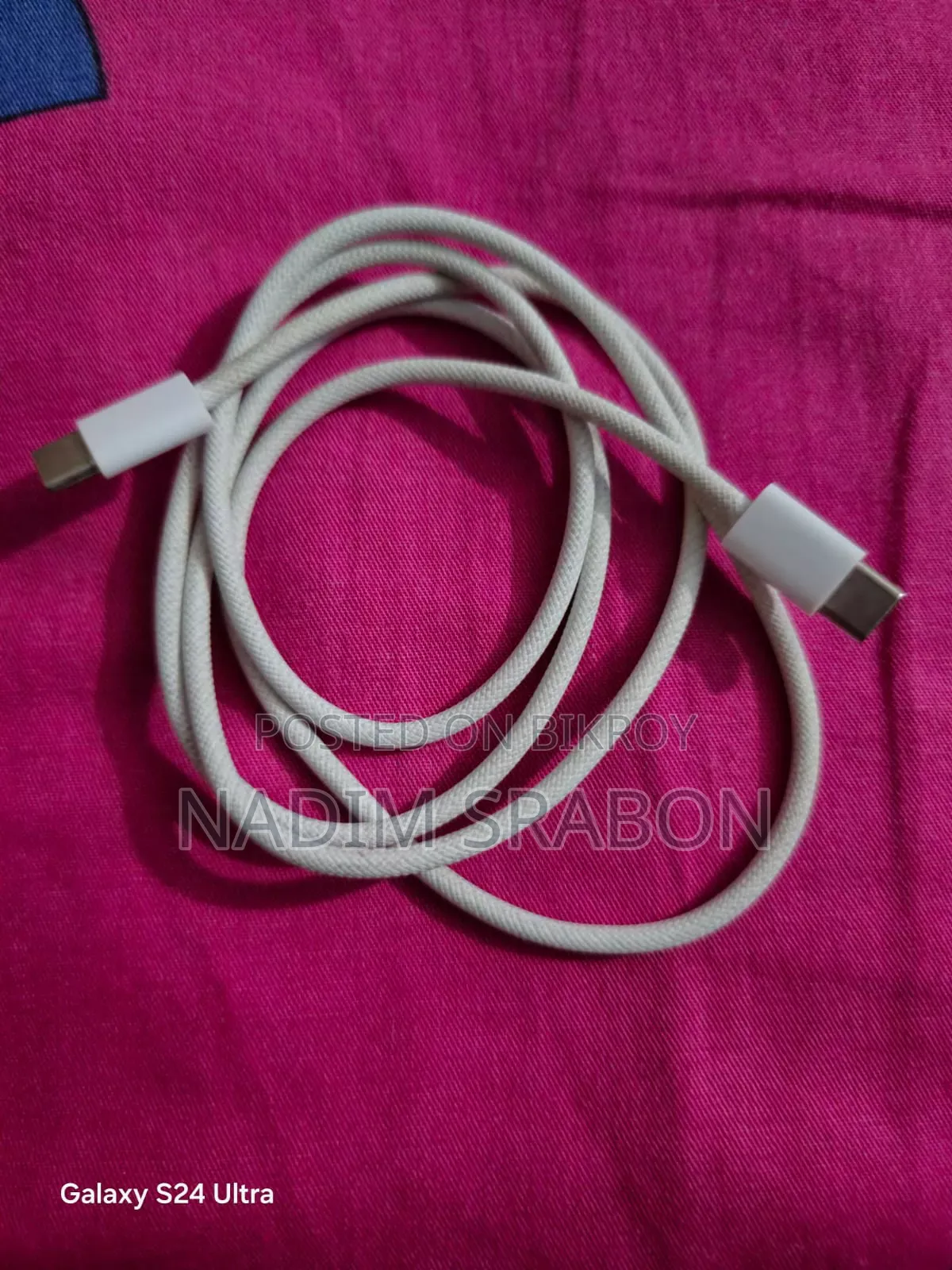 Apple Original 20 Watt Adapter and C to C Cable