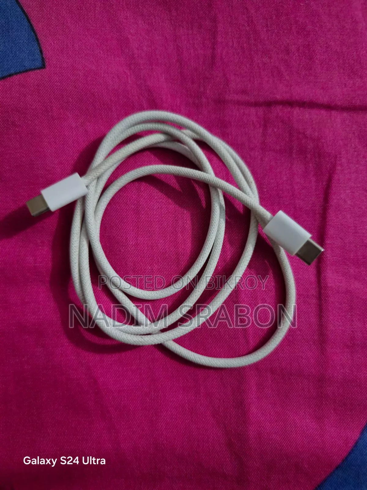 Apple Original 20 Watt Adapter and C to C Cable